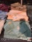Vanity towel sets - 6 towels, 5 hand towels, 5 washcloths (all with tags)Brown, melon, green