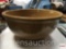 Vintage pottery mixing bowl, large 14