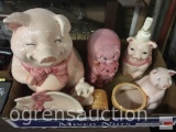 Kitchenware - Pigs - Cookie jar, salt/ pepper, soap dispenser etc.