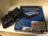 2 Analog TV converter boxes (1 in box)