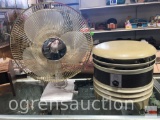 Fans - 2 - Sears 2 speed and Tozal 16