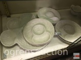 9 divided serving dishes