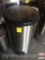 Chrome cylinder step garbage can, large automatic