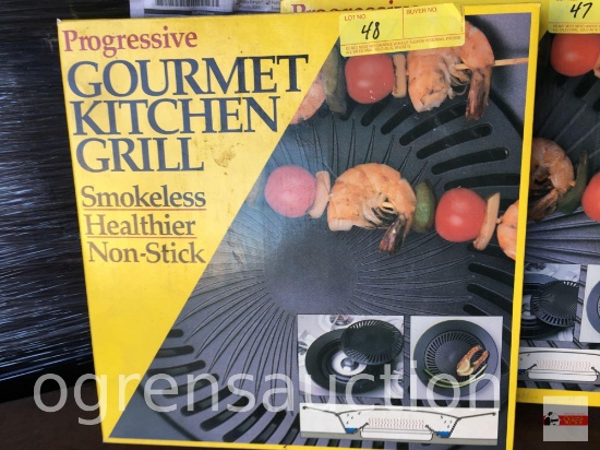 Progressive Gourmet Kitchen Grill, Smokeless, New in Box