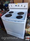 Major Appliance, Whirlpool Electric stove top oven, white