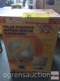 Reflex solar powered Motion sensor floodlight, new in box,