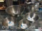 Kitchen ware - Stainless Steel, 4 Ekco Classic mixing bowls 1.5qt, 3 qt, 4 qt. 13 qt and lg. pitcher