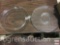 Glassware - 2 round serving platters