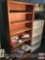 Bookcase, oak, 72