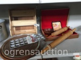 Kitchenware - Ravioli pan, wooden rolling pins, wood turntables, wooden towel/foil dispenser