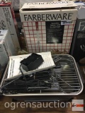 Kitchenware - Farberware Smokeless indoor grill, unused, orig. box