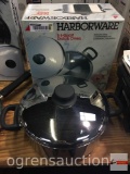 Kitchenware - Harborware 3.5 qt Dutch oven, never used, stainless steel w/aluminum core, orig. box