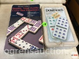 Games - 2 sets Double Nine Jumbo color dot Dominoes