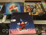 Stereo Laser Videodiscs - 3 - Disney, Jungle Book, Fantasia, Little Mermaid