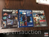 Books - 3 - Robetech Art i, Art 2, Art 3, illustrated Robotech Universe