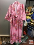 Japanese robe, new from package, pink floral
