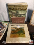 Books - Art - 3 - World's Great Paintings, The Complete Works of Michelangelo, The Age of Rembrandt