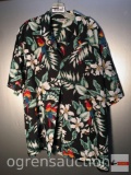 Clothes - Hawaiian Shirt - Evergreen Island, Parrots