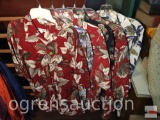 Clothes - Men's Hawaiian styled shirts - 6 Pierre Cardin, sz. XL