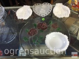 Glassware - roses platter 13