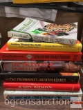 Books - Cookbooks - 7 Chef books - James Beard, George Hirsch, Paul Prudhomme, Justin Wilson, Lobel