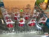 Glassware - 2 - 4 pc. Christmas Tumbler sets