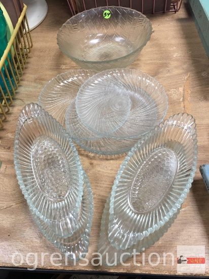 Glassware - serving dishes