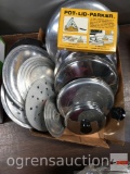 Cookware - misc. lids and pot lid holder