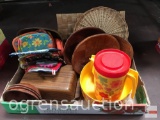 Kitchenware - misc. plastic serving ware and hotpads