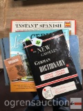 Vinyl Records - language - German, Spanish, French - records, books, cards