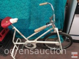 Vintage stationary exercise bicycle
