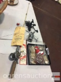 Fishing collectibles - fishing pole, reels and tackle