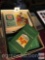Ephemera - Box of S&H Green Stamp Saver books, filled