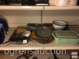 Vintage enamelware dish ware,, bakeware and cook ware