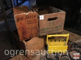 vintage advertising crates, 1 dovetailed