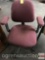 armed office task chair, wheeled base