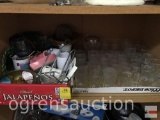 Glassware and misc. kitchen ware items