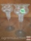 Princess House Crystal - 2 candle stick holders, 7.5