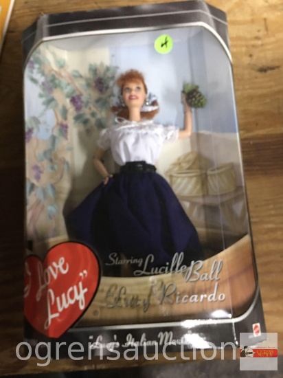 Toy - Mattel Lucy Doll, in orig. box, 1999 Italian Movie, I Love Lucy Episode 150
