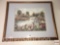 Artwork - Homestead Farm print, framed and matted, Judith Moore #640/2500, wet signed, 33