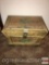 Decor storage box, hinged lid with clasp, 14