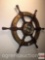 Clock - Ship's wheel, Ethan Allen, made in England, 30