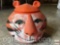 Cookie Jar - 1968 Plastic Tony the Tiger, vintage Kellogg's cookie jar, 7.5