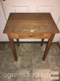 Furniture - side table, 1 drawer, 24