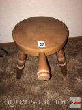 Furniture - milking stool, 3 legged, 11.5