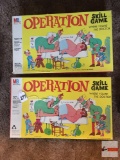 Games - 2 Operation Skill Game, Milton Bradley 1965