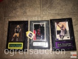 Sports - 3 plaques - 1 football Brett Favre, 4