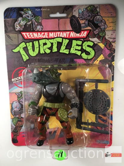 Toys - Teenage Mutant Ninja Turtles, 1988 Rocksteady - Mutant GI Mauler & Shredder's #1 Thug