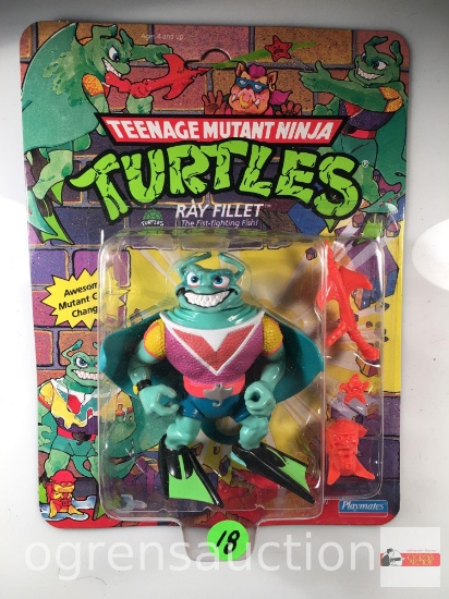 Toys - Teenage Mutant Ninja Turtles, 1989 Ray Fillet - The Fist Fighting Fish