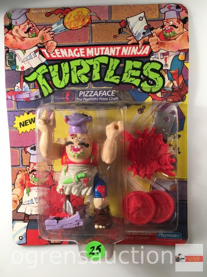 Toys - Teenage Mutant Ninja Turtles, 1990 Pizzaface - The Psychotic Pizza Chef